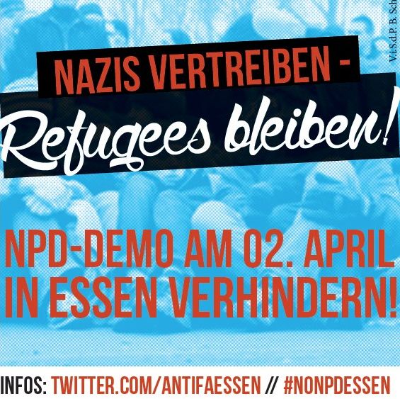 NPD-Aufmarsch am 2. April in Essen verhindern!