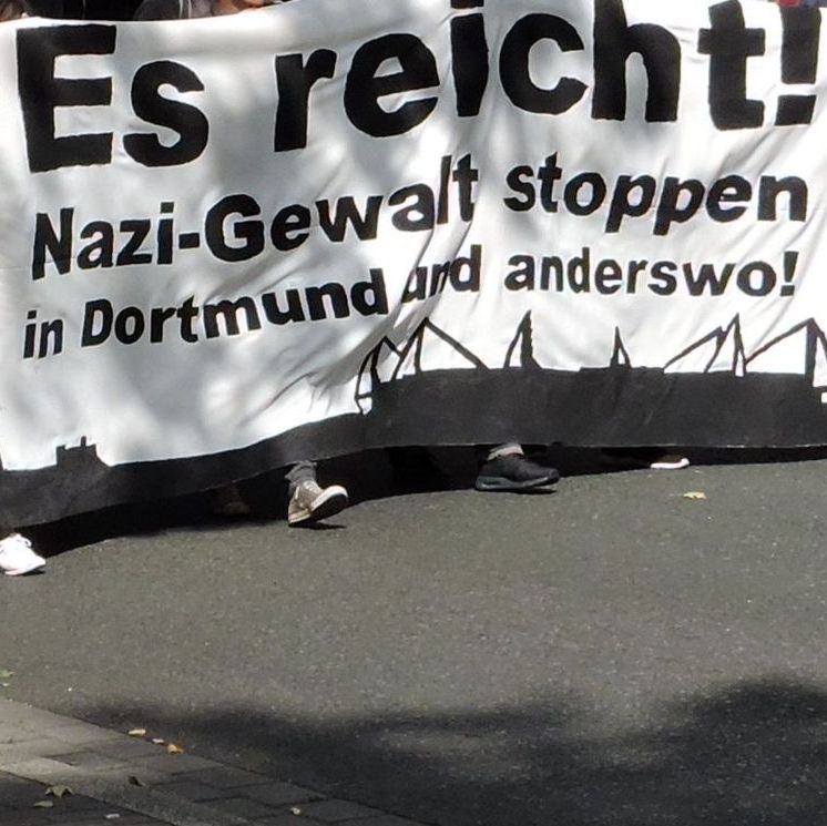Demonstration „Es reicht“ gegen rechte Gewalt