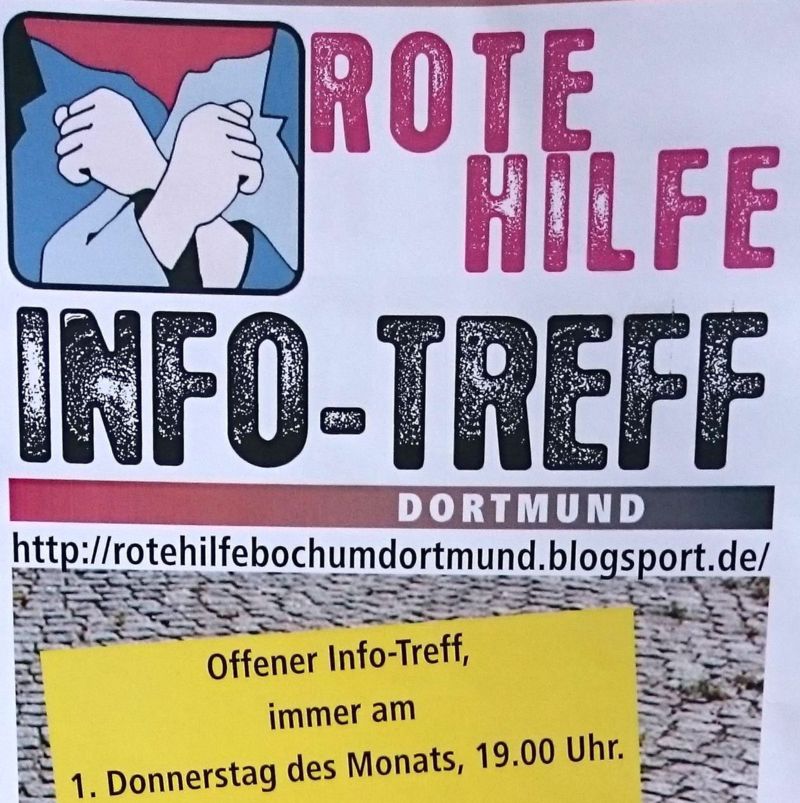 Neuer offener Treff der Roten Hilfe in Dortmund