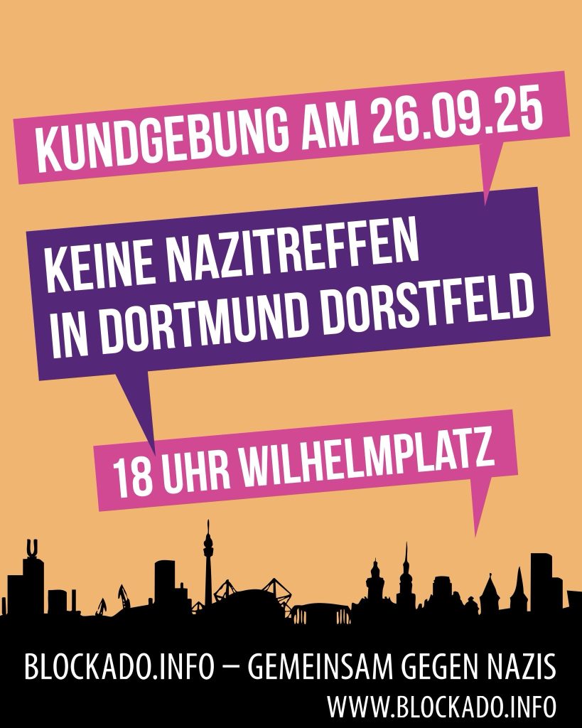 Webgrafik mit den Daten zur im Text beworbenen Versammlung